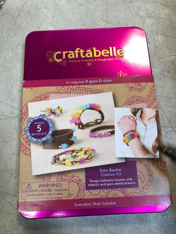 Photo 2 of Craftabelle – Boho Baubles Creation Kit – Bracelet Making Kit – 101pc Jewelry Set with Beads – DIY Jewelry Kits
