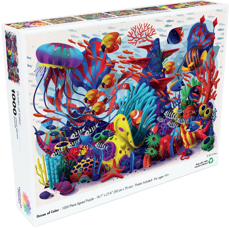 Photo 1 of Colorcraft Ocean of Color 1000 pc puzzle
