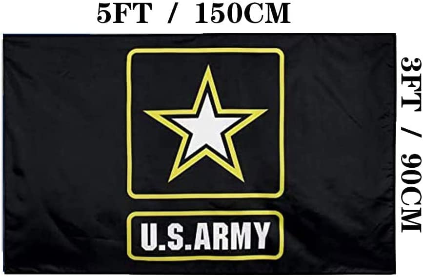 Photo 2 of 3x5 US Army Star Military 3 Ply Polyester Flags with two brass grommets for outdoor and indoor
