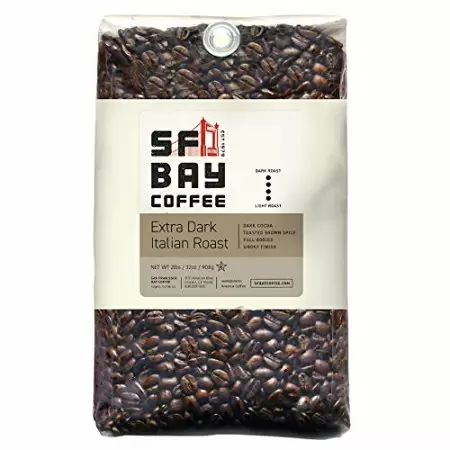 Photo 1 of  SF Bay Coffee Extra Dark Italian Blend Whole Bean 2LB (32 Ounce) Dark Roast  -- BB SEP. 2023 --