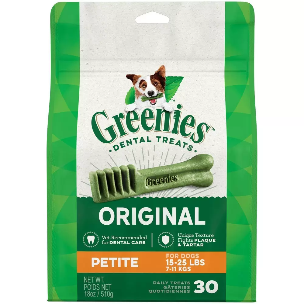 Photo 1 of  Greenies Petite Original Chicken Dental Dog Treats - 30ct/18oz  -- BBJUNE 20 2023 --