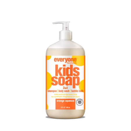 Photo 1 of  Everyone 3-in-1 Soap for Kids Orange Squeeze 32 oz.