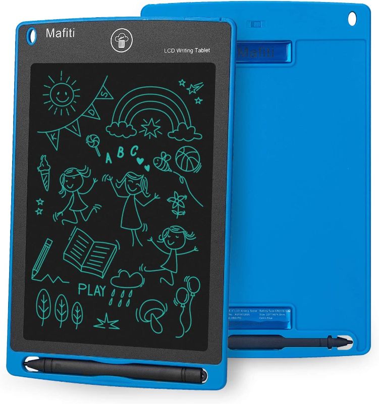 Photo 1 of  LCD Writing Tablet 8.5 Inch Electronic Writing Drawing Pads Portable Doodle Board Gifts for Kids Office Memo Home Whiteboard Blue
