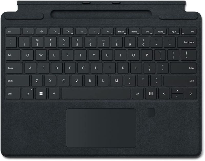 Photo 1 of Surface Pro Signature Keyboard with Fingerprint Reader – Black
