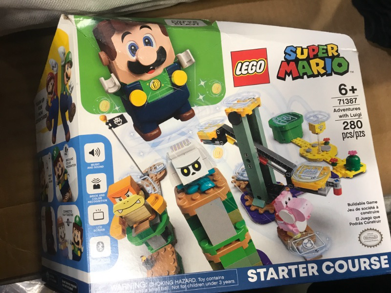 Photo 2 of LEGO Super Mario Adventures with Luigi Starter Course 71387 Building Toy Set for Kids, Boys, and Girls Ages 6+ (280 Pieces)
