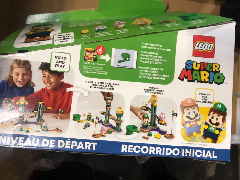 Photo 3 of LEGO Super Mario Adventures with Luigi Starter Course 71387 Building Toy Set for Kids, Boys, and Girls Ages 6+ (280 Pieces)
