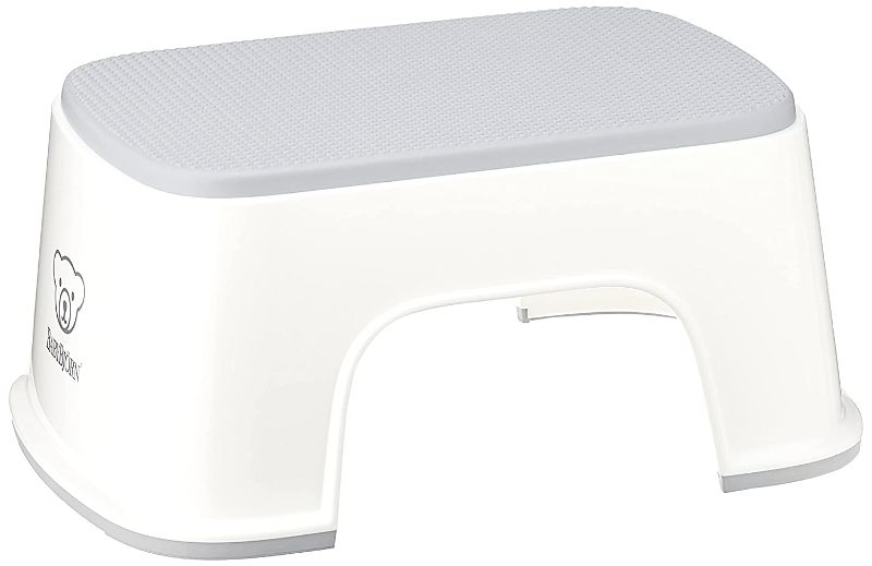 Photo 1 of BabyBjörn Step Stool, White/Gray
