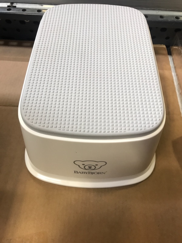 Photo 1 of BabyBjörn Step Stool, White/Gray
