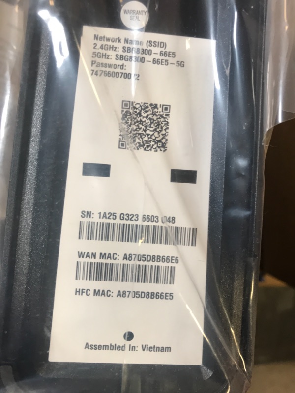 Photo 5 of ARRIS SURFboard SBG8300 DOCSIS 3.1 Gigabit Cable Modem & AC2350 Wi-Fi Router | Comcast Xfinity, Cox, Spectrum & more | Four 1 Gbps Ports | 1 Gbps Max Internet Speeds | 4 OFDM Channels 2 Year Warranty
