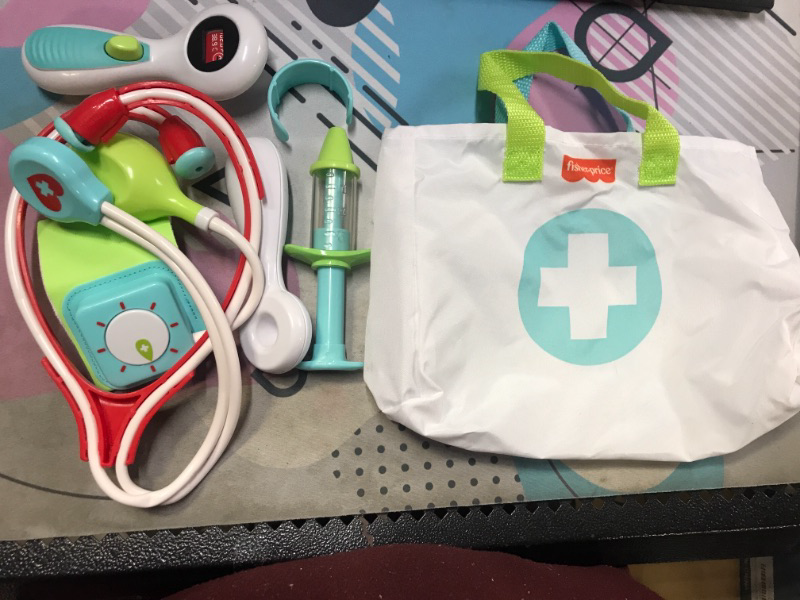 Photo 2 of Fisher-Price Medical Kit, Preschool Pretend Doctor Playset
