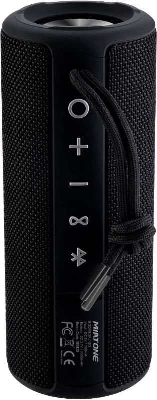 Photo 1 of MIATONE Outdoor Portable Bluetooth Speakers Waterproof Wireless Speaker (Black)
