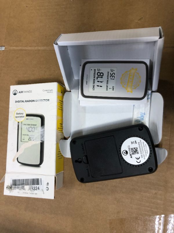 Photo 1 of Airthings Corentium Home Radon Detector (Damaged Box )
