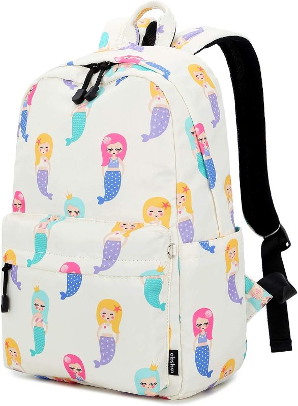 Photo 1 of Abshoo Cute Lightweight Mermaid Backpack for Girls Kids School Backpacks (Mermaid Beige)

