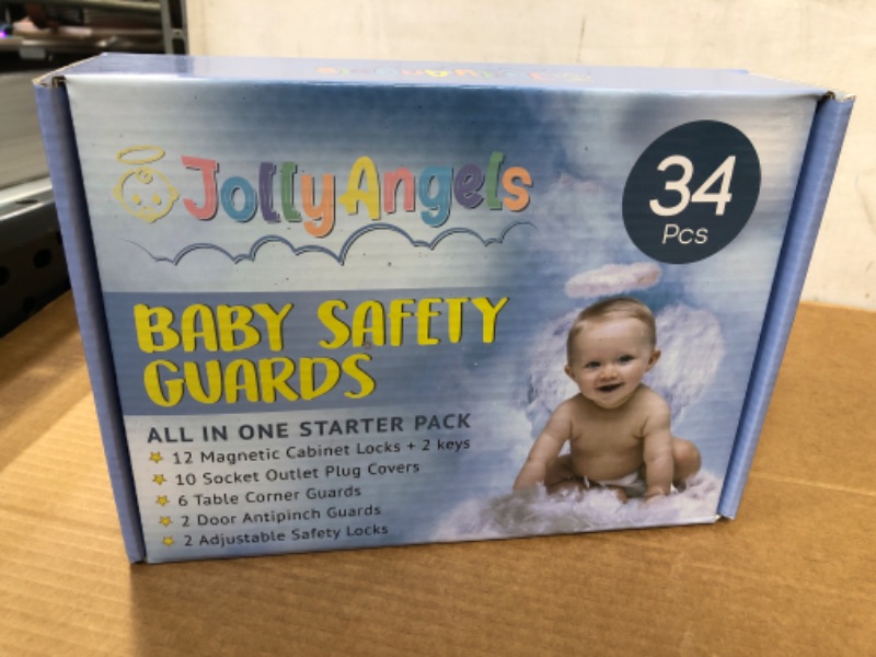 Photo 2 of 34PCS JollyAngels Baby Proofing Kit Magnetic Cabinet Locks----factory sealed  