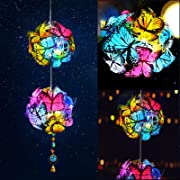 Photo 1 of 
Kerithsoco Butterfly Solar Wind Chimes with Crystals Suncatcher, Solar Outdoor Lights Yard Decorations Hanging Solar Lights Outdoor/Indoor Home Garden Decoration Birthday Gifts for Mom GrandmaKerithsoco Butterfly Solar Wind Chimes with Crystals