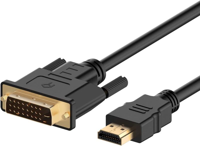 Photo 1 of Rankie HDMI to DVI Cable, CL3 Rated High Speed Bi-Directional, 6 Feet, Black
