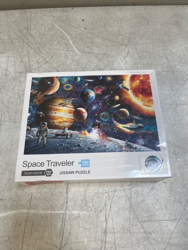 Photo 2 of Adult Puzzle RIA Space Traveler Jigsaw 1000 Piece Puzzles| Rompecabezas para adultos | Difficult Galaxy jig Saw Galaxy | Adults Kids
