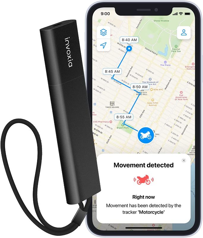 Photo 1 of Invoxia Real Time GPS Tracker with 2 Year Subscription NO FEES — For Vehicles, Cars, Motorcycles, Bikes, Kids — Battery 120 Hours (moving) to 4 Months (stationary) — Anti-Theft Alerts
