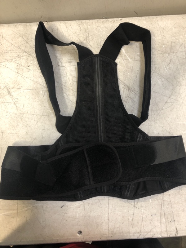 Photo 1 of Back Posture Corrector for Women & Men with Back Support,Adjustable Upper and Middle Back Brace for Posture Improves, Breathable Back Straightener and Pain Relief(Large)
