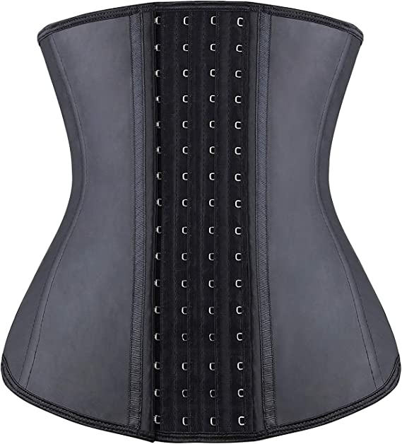 Photo 1 of  Waist Trainer for Women Latex Underbust Waist Corsets Cincher Hourglass Body Shaper 4 Hooks