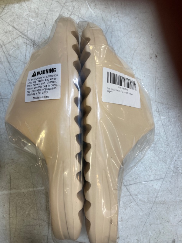 Photo 1 of BEIGE SANDALS 
SIZE 45