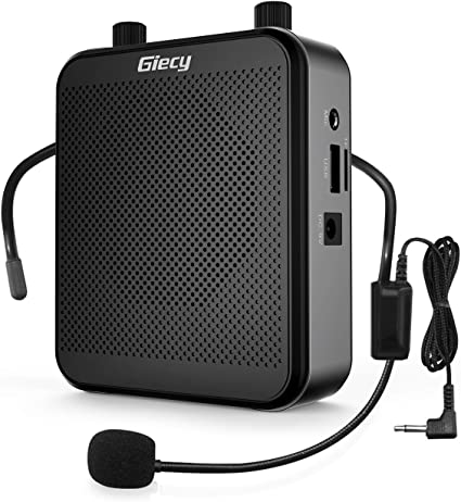 Photo 1 of Giecy Voice Amplifier Portable Bluetooth 30W 2800mAh Rechargeable PA System Speaker for Multiple Locations Such as Classroom, Meetings and Outdoors
