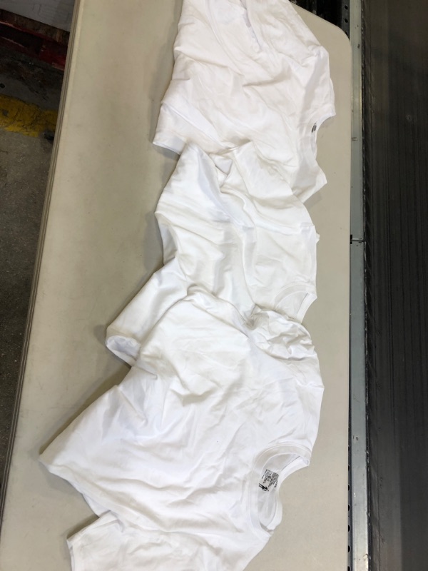 Photo 2 of 3 COUNT OF MEN'S JOCKEY WHITE TEE'S ALL SIZE SMALL 