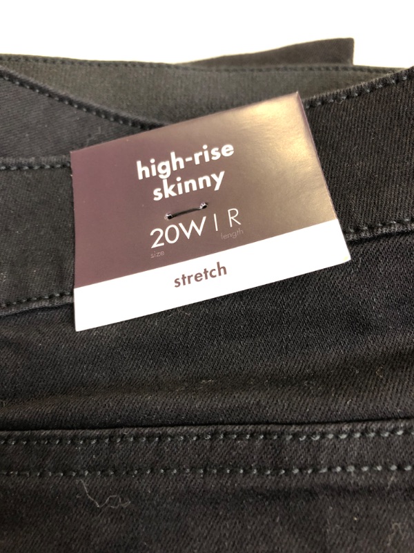 Photo 3 of 2 PAIRS OF JEANS , PLUS SIZE 24W REGULAR & 20W REGULAR 