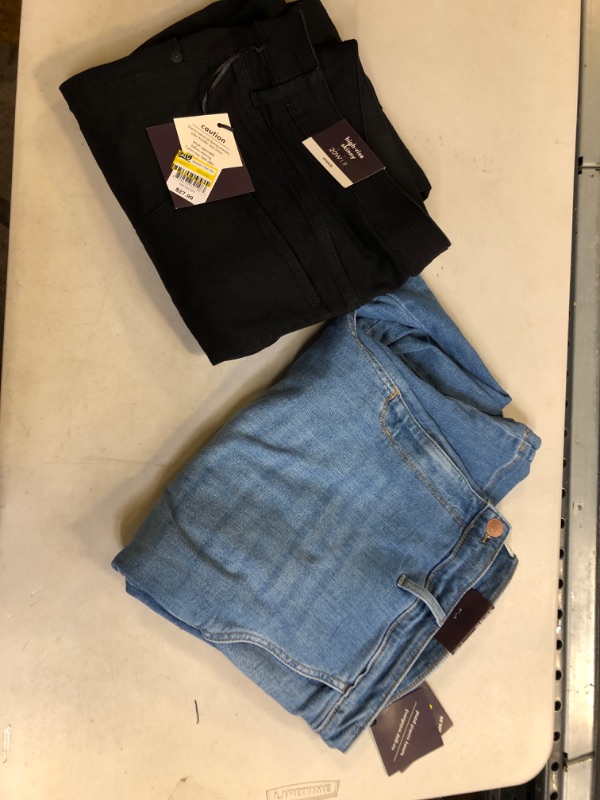 Photo 1 of 2 PAIRS OF JEANS , PLUS SIZE 24W REGULAR & 20W REGULAR 