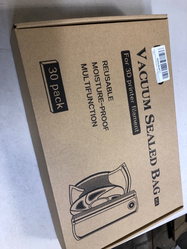 Photo 1 of YOOPAI 3D Printer Filament Spool Storage Bag - Reusable Vacuum Sealed Bags (30 PCS,Bags only, Plastic, 13.2 x 12.7inch)