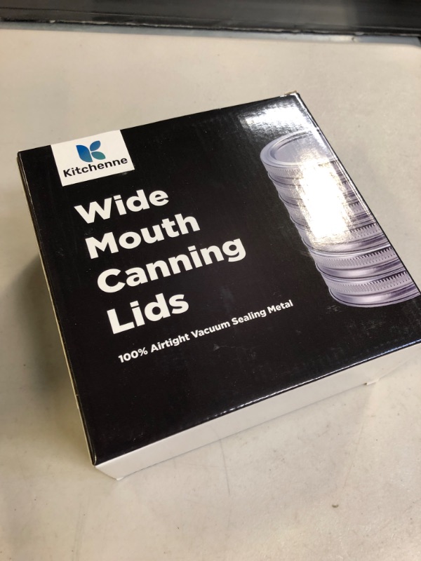 Photo 1 of Wide Mouth Canning Lids and Rings - 24 Pack - Canning Lid and Ring for Large Mouth Jar - Bulk Widemouth Lids for Small & Quart Size - Fits Ball, Kerr & Mason Jars - 100% Airtight Vacuum Sealing Metal