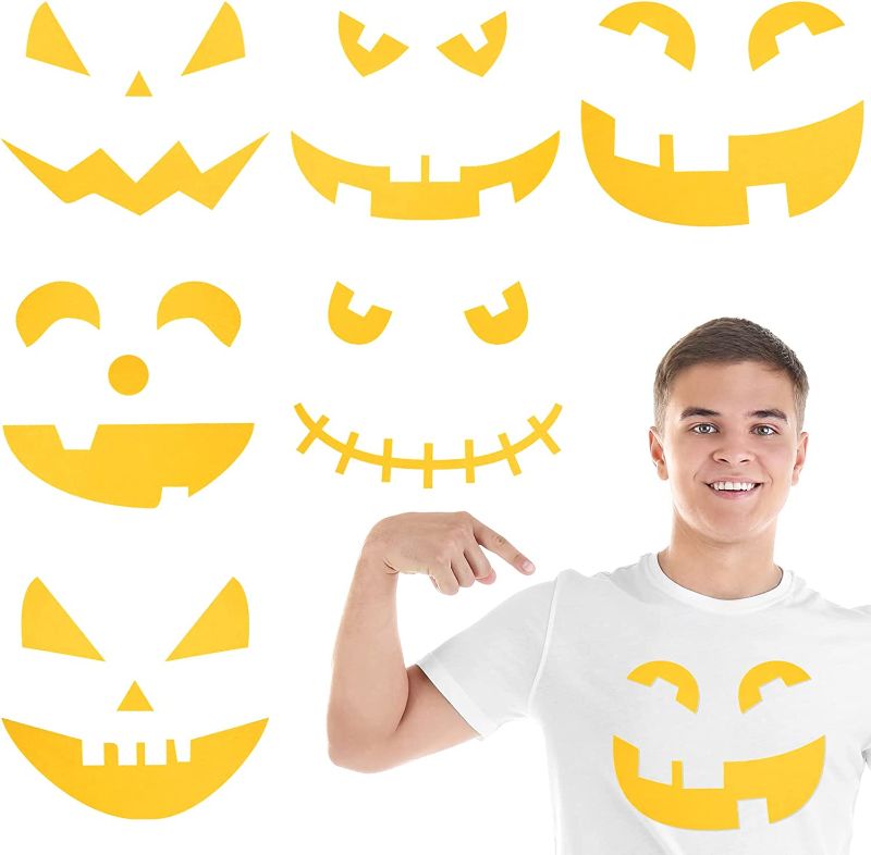 Photo 1 of 6 Sheets Halloween Adhesive Felt Sticker Pumpkin Ghost Stickers Classic Pumpkin Expressions Face Clothes Stickers Decoration Style Felt Pad for Halloween DIY Projects Costume Party Decor(Yellow)
FACTORY SEALED
