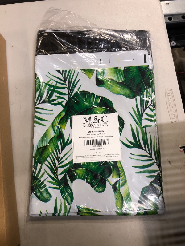 Photo 2 of 100 Pack Poly Mailers, 10” X 13” Envelopes Plastic Custom Mailing Shipping Bags, Poly Mailer Envelope with Self Seal Adhesive Strip - Waterproof (Banana Leaf)
FACTORY SEALED