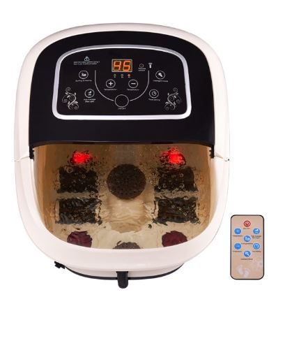 Photo 1 of Costway All-In-One Foot Spa Bath Massager Tem/Time Set Heat Vibration W/4 Roller -------- MISSING REMOTE
