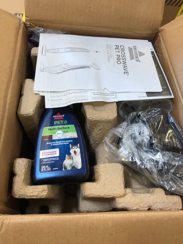 Photo 3 of Bissell Crosswave Pet Pro All in One Wet Dry Vacuum Cleaner and Mop for Hard Floors and Area Rugs, 2306A
