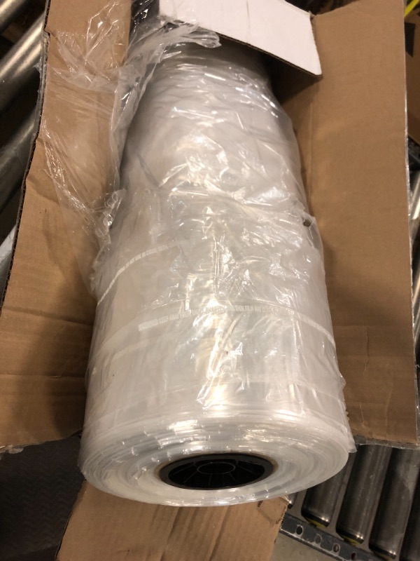 Photo 1 of  1 Roll 1500ft Industrial Clear Stretch Wrap Roll 70 Gauge 15" 