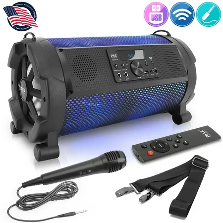 Photo 1 of Pyle PBMSPG180 500 Watt Portable Bluetooth Wireless BoomBox Speakers Stereo
