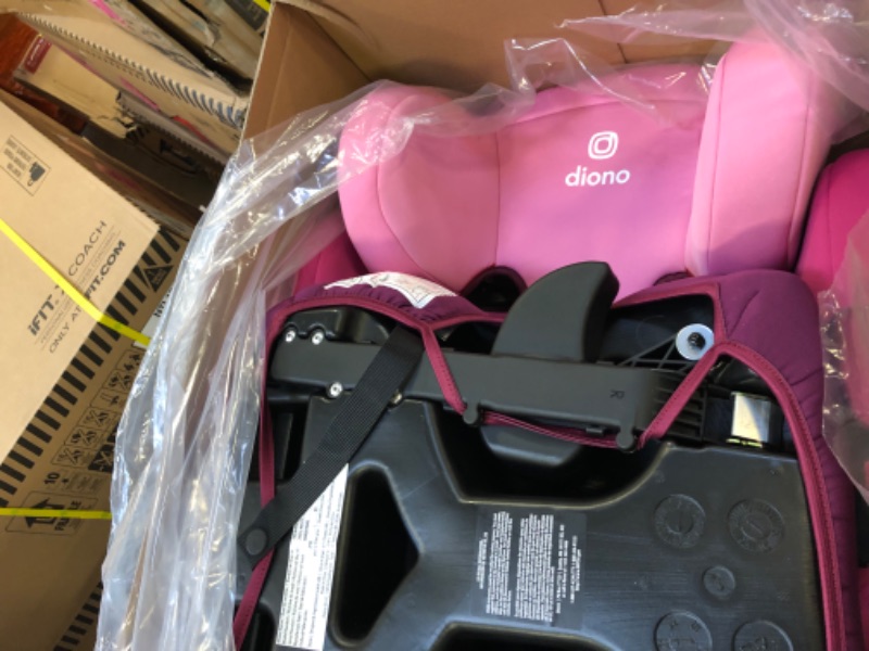 Photo 2 of Diono Cambria 2 XL, Dual Latch Connectors, 2-in-1 Belt Positioning Booster Seat, High-Back to Backless Booster with Space and Room to Grow, 8 Years 1 Booster Seat, Pink
