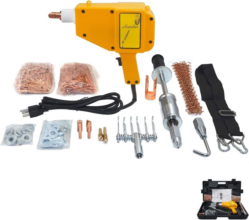 Photo 1 of  Spot Stud Welder Dent Puller Kit Welding Wire Stud Car Body Panel Repairs 
missing hardware, selling for parts
