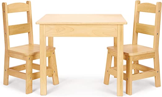 Photo 1 of Wooden Table & Chairs - Blonde