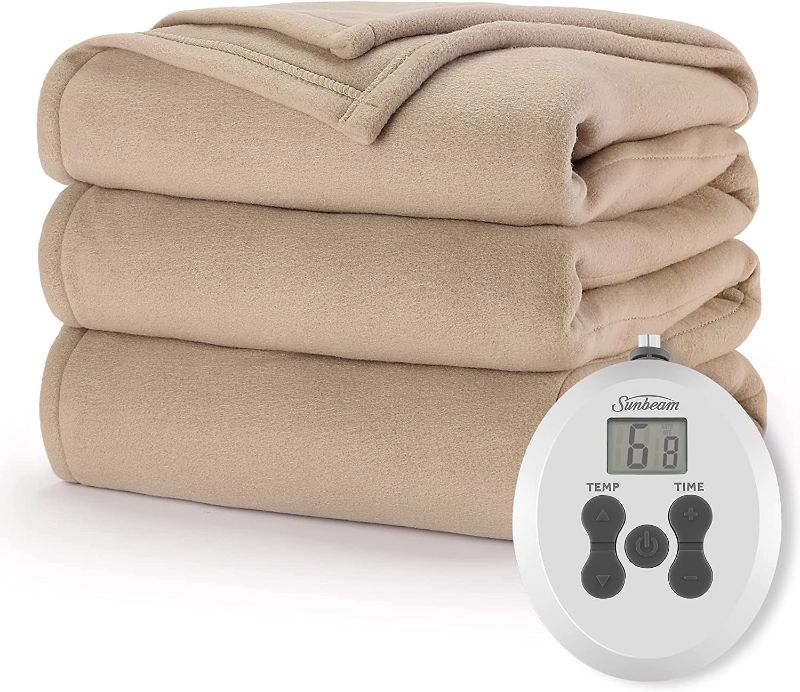 Photo 1 of 
Sunbeam Royal Ultra Mushroom Heated Blanket - Twin
Color:Mushroom
Size:Twin
Style:Heated Blanket