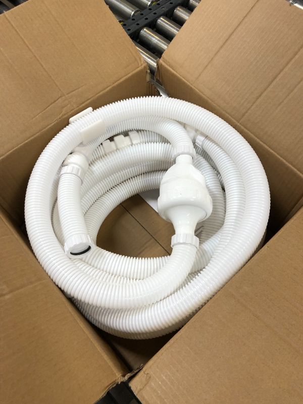 Photo 2 of Amptyhub 9-100-3100 Feed Hose Complete with Back-Up Valve and Universal Wall Fitting Replacement for Polaris 360 (Not Compatible with Polaris 280 380)