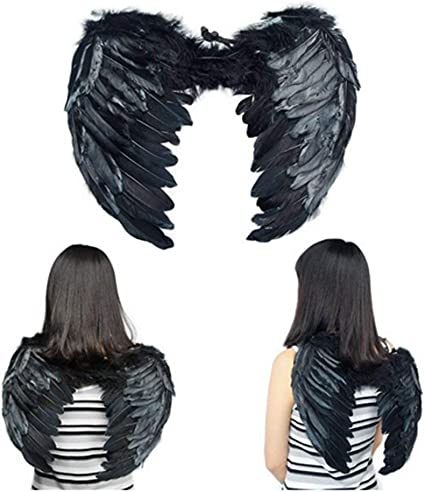 Photo 1 of 1 pc Angel Wings for Kids Adult , Halloween Christmas Cosplay Party Angel Costume Wings
