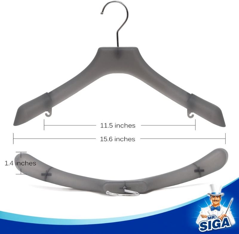 Photo 1 of 3 pcs MR.SIGA Plastic Extra Wide Suit Hangers