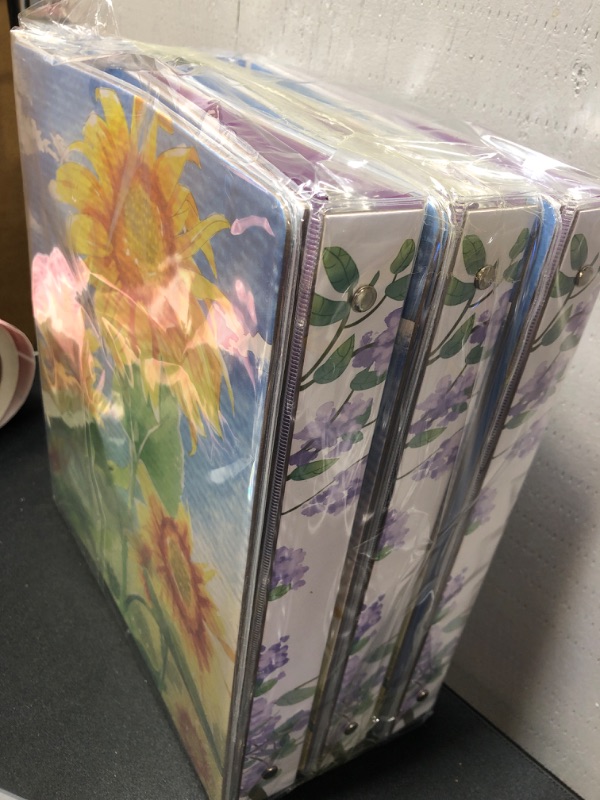 Photo 1 of Fashion Design Binder 1 Inch,HYUNLAI 1 inch Art Binder,Holds Up to 8.5''11'' Paper,for Home,Office,and School Supply,6 Pack, YL-12 D-1 Inch