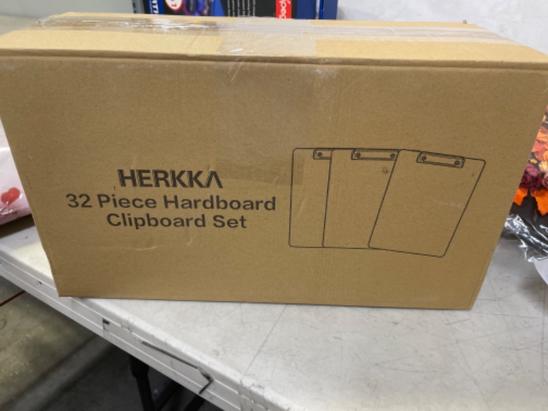 Photo 4 of Dry Erase Clipboards, HERKKA 32 Pack Hardboard Office Whiteboard Clipboards Low Profile Clip Standard A4 Letter Size, ECO Friendly?Size 12.5 x 9 Inch
