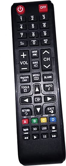 Photo 1 of Replaced Remote Control Compatible for Samsung LE46C UE40F6700 LH32EDCPLBCZA LH46EDCPLBC/ZA LH55EDCPLBCZA LH65MDCPLGA/ZA LCD LED HD TV

