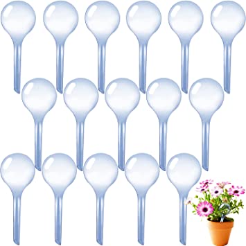 Photo 2 of 16 PCS Plant Watering Globes,Small Plastic Automatic Self Water Bulbs,Garden Water Device for Plants,Indoor Outdoor Decoration