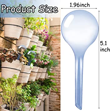 Photo 1 of 16 PCS Plant Watering Globes,Small Plastic Automatic Self Water Bulbs,Garden Water Device for Plants,Indoor Outdoor Decoration