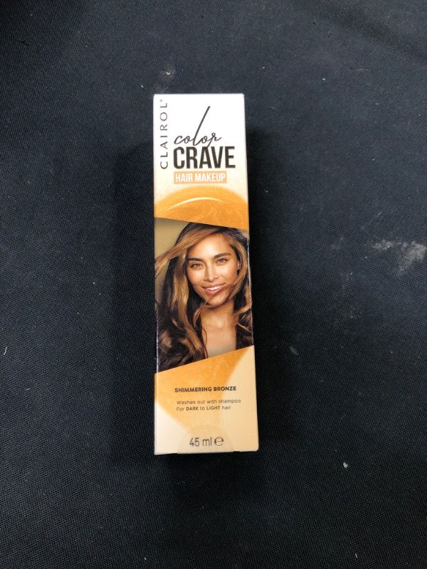 Photo 2 of Clairol Color Crave Temporary Hair Color Makeup, Shimmering Bronze Hair Color, 1 Count